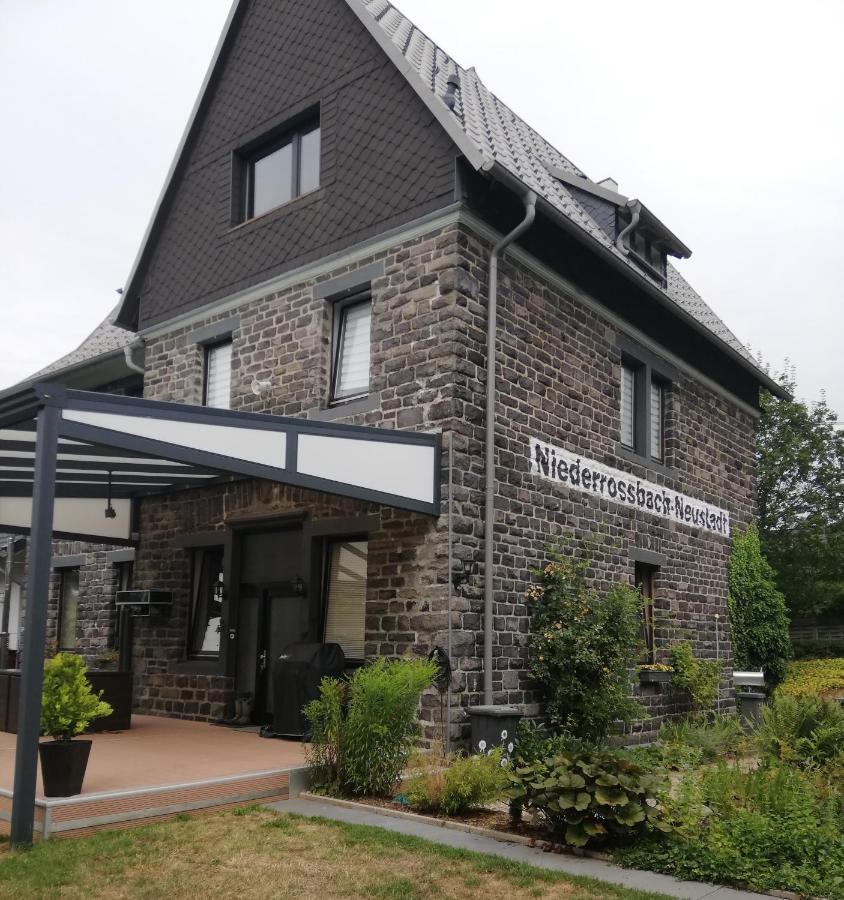 Fewo Im Alten Bahnhof Niederrossbach エクステリア 写真